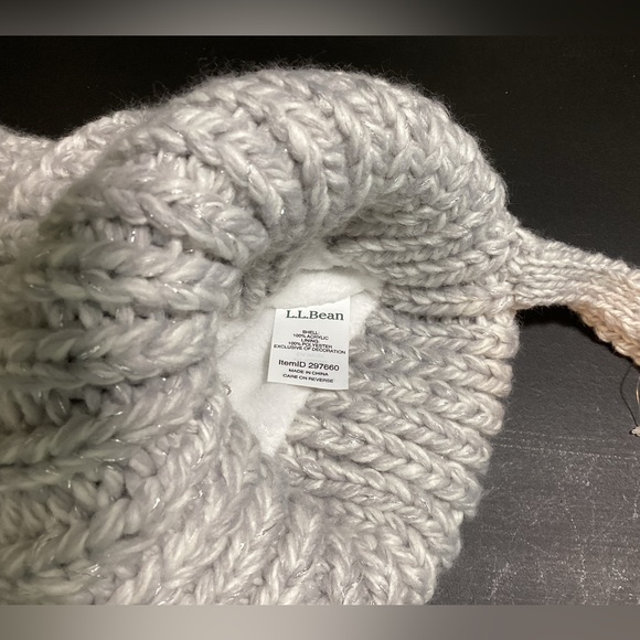 NEW LL Bean Chunky shiny stocking - Picture 2 of 5